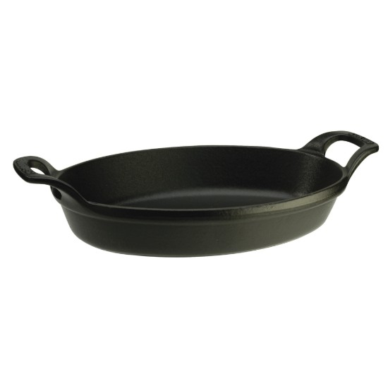 Pirofila ovale, ghisa, 32 cm, Black - Staub