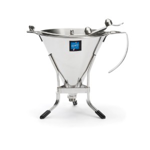 KWIK PRO automatic piston funnel for dough dosing, with stand, 1.5 L - "de Buyer" brand
