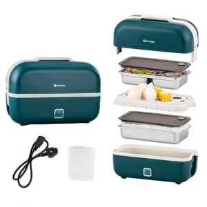 Multifunctionele 3-in-1 elektrische lunchbox, 230W, Groen - Zokura