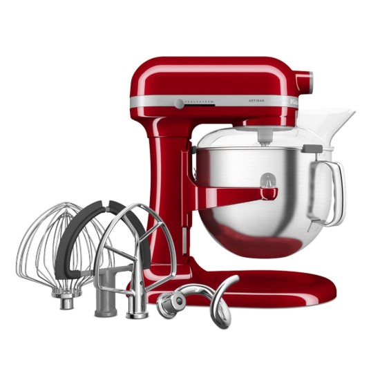 Robot da cucina con alzata, 6,6 L, Modello 70, Artisan, Empire Red - KitchenAid