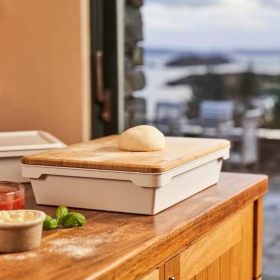 Set of 2 pizza dough boxes, with lid - Ooni