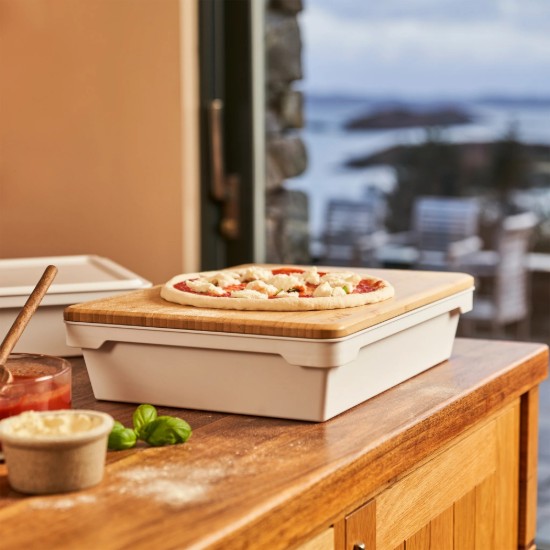 Set of 2 pizza dough boxes, with lid - Ooni
