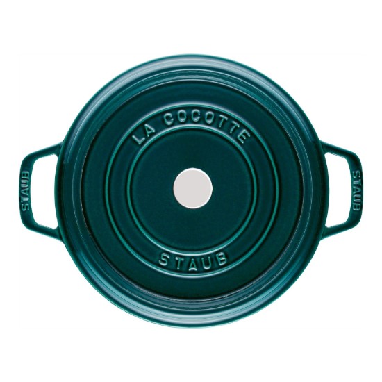 Cocotte cooking pot, cast iron, 26cm/5,25L, La Mer - Staub