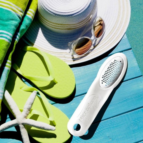 Voetvijl, RVS, 17cm, Premium, White - Microplane