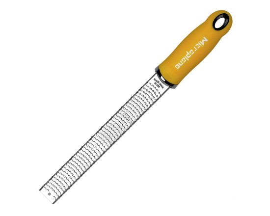 Grattugia, acciaio inossidabile chirurgico, 32,5 x 3 cm, Mustard Yellow, Classic - Microplane