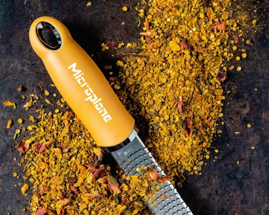 Grattugia, acciaio inossidabile chirurgico, 32,5 x 3 cm, Mustard Yellow, Classic - Microplane