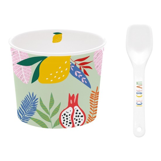 Coppetta per gelato, porcellana, 8,5 cm, "TUTTI FRUTTI" - Easy Life 