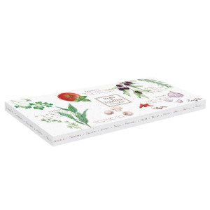 Piatto rettangolare, porcellana, 36 x 15,5 cm, "HOME & KITCHEN" - Easy Life