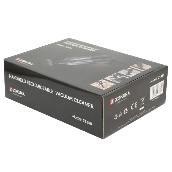 Handstofzuiger, 0,2L, 120W - Zokura