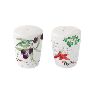 Set spargisale e spargipepe, porcellana, "HOME & KITCHEN" - Easy Life