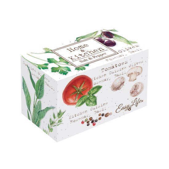 Set spargisale e spargipepe, porcellana, "HOME & KITCHEN" - Easy Life
