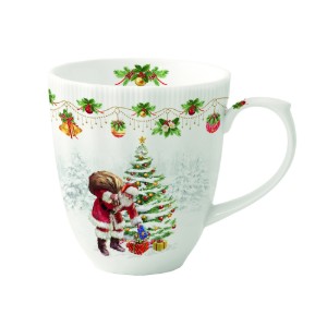 Porseleinen mok, 370 ml, "Nostalgic Christmas" - Easy Life