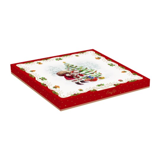Porseleinen schotel, 30 × 29,5 cm, "Nostalgic Christmas" - Easy Life