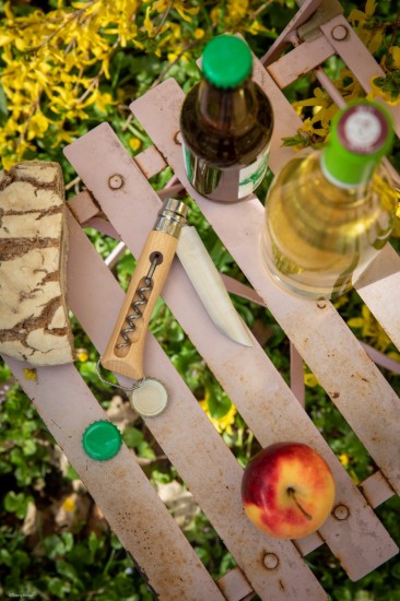Coltello N°10 inox, con cavatappi, 10 cm - Opinel