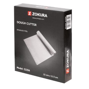 Dough cutter, stainless steel, 15 x 11.5 cm - Zokura
