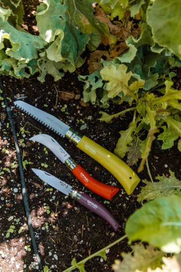 3-teiliges Gartenmesserset, Edelstahl - Opinel