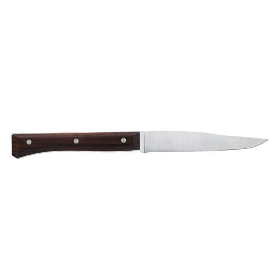 4-delige tafelmessenset, RVS, 11cm, "Facette", Dark Ash - Opinel