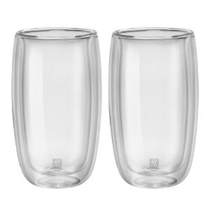 Set di 2 coppette di latte macchiato, doppia parete, in vetro, 350ml, "Sorrento" - Zwilling
