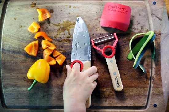 3-piece set for children, "Le Petit Chef", Red - Opinel
