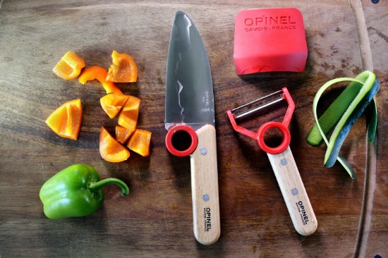 3-piece set for children, "Le Petit Chef", Red - Opinel