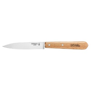 N°112 paring knife, stainless steel, 10 cm, "Les Essentiels" - Opinel