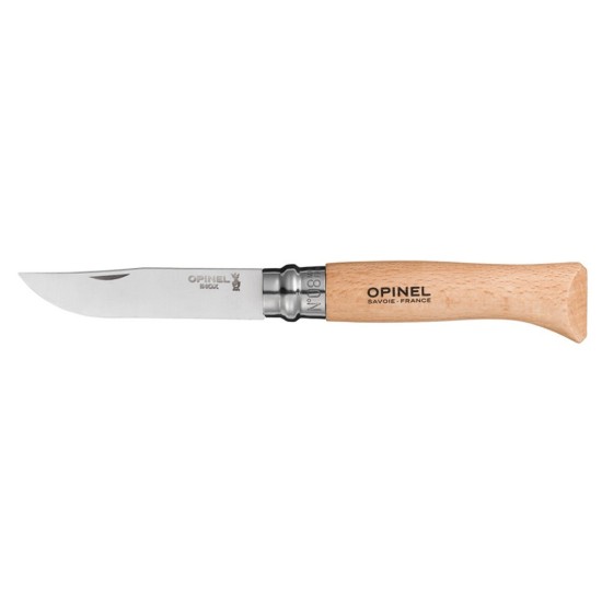 Taschenmesser Nr. 08, Edelstahl, 8,5 cm, „Tradition Inox“ – Opinel