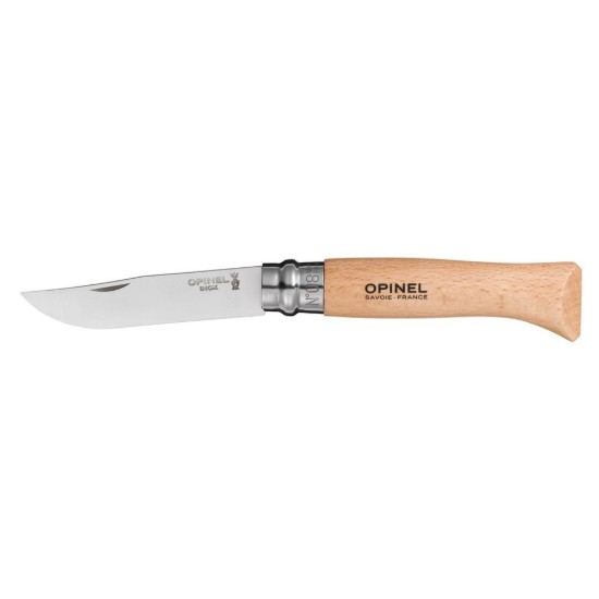 Taschenmesser Nr. 08, Edelstahl, 8,5 cm, „Tradition Inox“ – Opinel