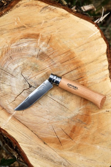 Taschenmesser Nr. 08, Edelstahl, 8,5 cm, „Tradition Inox“ – Opinel