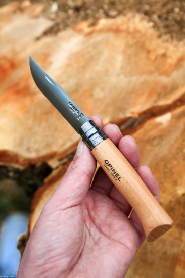 Taschenmesser Nr. 08, Edelstahl, 8,5 cm, „Tradition Inox“ – Opinel