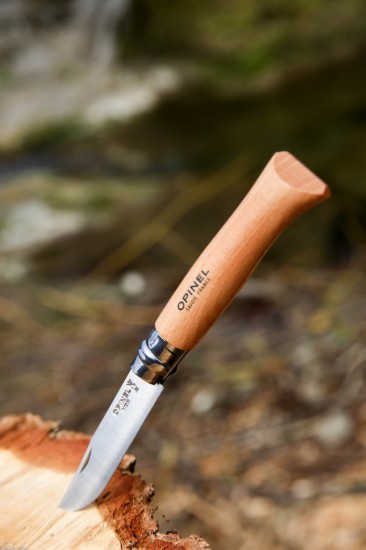Taschenmesser Nr. 08, Edelstahl, 8,5 cm, „Tradition Inox“ – Opinel