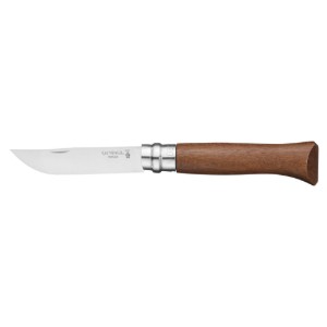 N°08 zakmes, roestvrij staal, 8,5 cm, "Tradition Luxe", Walnut - Opinel