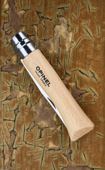 N°10 zakmes, roestvrij staal, 10 cm, "Tradition Inox" - Opinel