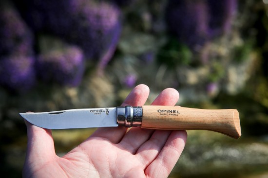 Couteau de poche N°09, inox, 9 cm, "Tradition Inox" - Opinel