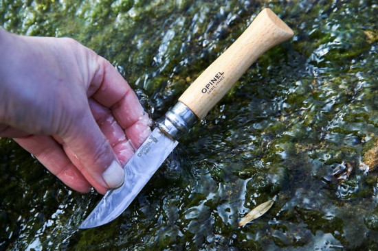 Couteau de poche N°09, inox, 9 cm, "Tradition Inox" - Opinel