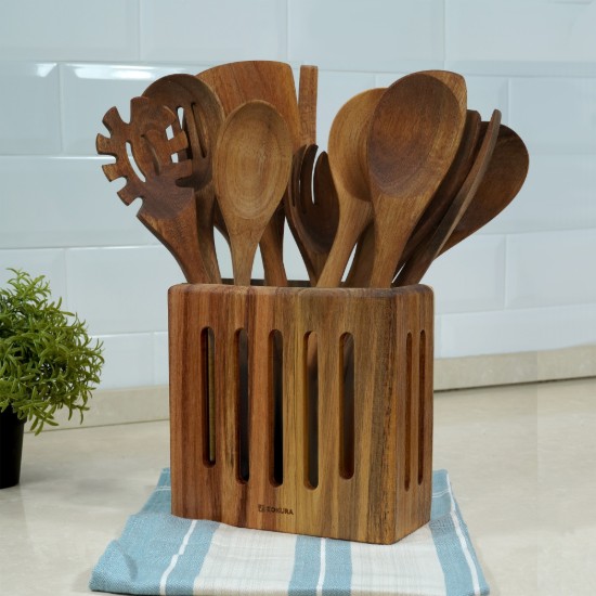 Σπάτουλα Wok, ξύλο ακακίας, 35 cm - Zokura