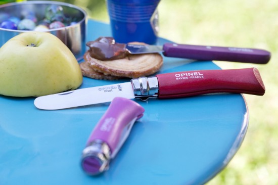 Zakmes, RVS, 8 cm, "My first", Red - Opinel