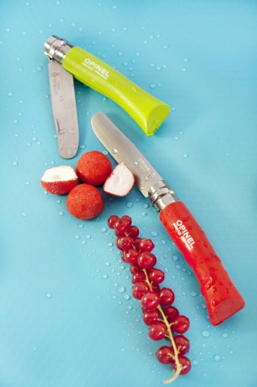 Zakmes, RVS, 8 cm, "My first", Red - Opinel