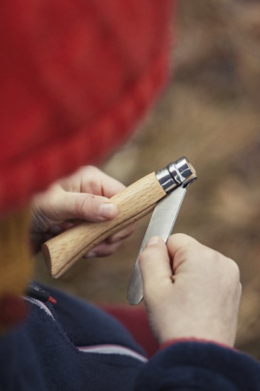 Zakmes, RVS, 8 cm, "My first", Natural - Opinel