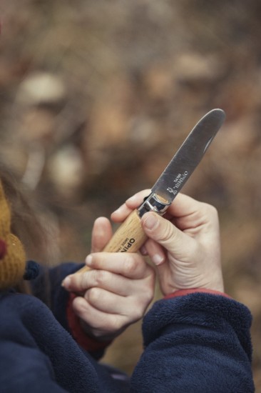 Zakmes, RVS, 8 cm, "My first", Natural - Opinel