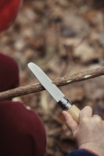 Zakmes, RVS, 8 cm, "My first", Natural - Opinel