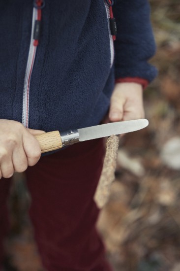 Zakmes, RVS, 8 cm, "My first", Natural - Opinel