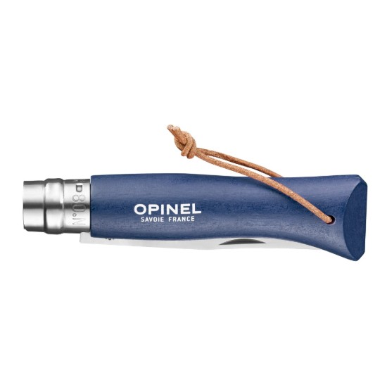  Taschenmesser Nr. 08, Edelstahl, 8,5 cm, „Colorama“, Dunkelblau – Opinel