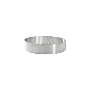 Anello crostata perforato, acciaio inossidabile, 15,5 cm - de Buyer 