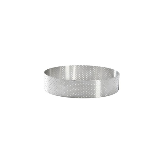 Geperforeerde taartring, roestvrij staal, 15,5 cm - de Buyer