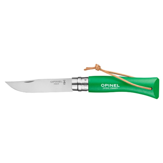 Coltello tascabile N°07, inox, 8 cm, "Colorama", Meadow - Opinel