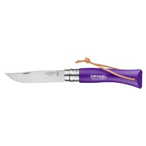 N°07 zakmes, roestvrij staal, 8 cm, "Colorama", Violet - Opinel