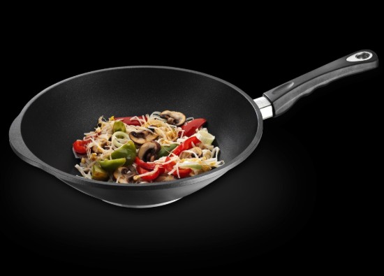 Wokpan, aluminium, 32 cm - AMT Gastroguss
