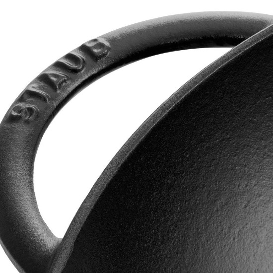Wok pann, malm, 37cm, Black - Staub