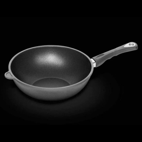 Wokpande, aluminium, 28 cm, induktion - AMT Gastroguss