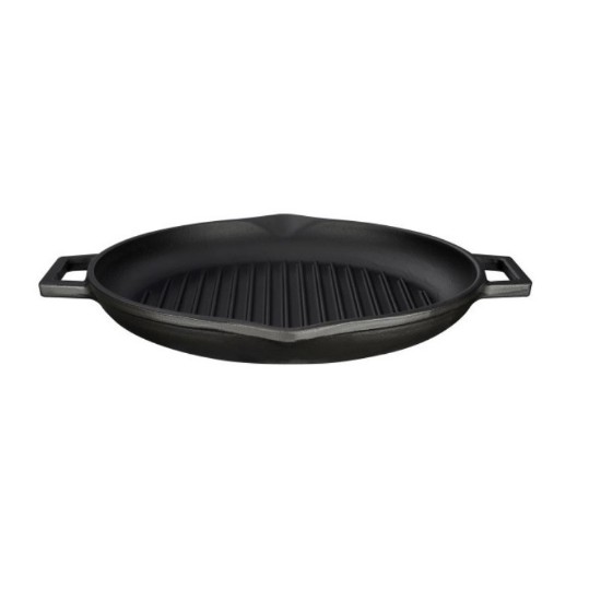 Grillpan, gemaakt van gietijzer, met deksel, 30 cm - LAVA